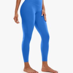 Womens CRZ Blue High-Waisted Leggings